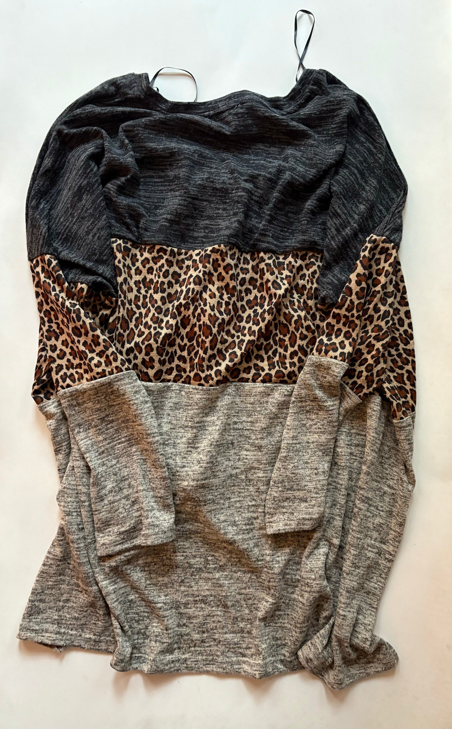 Top Long Sleeve By Umgee In Animal Print, Size: 1x