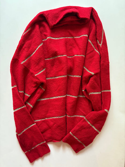 Sweater By Kim Rogers In Red, Size: M