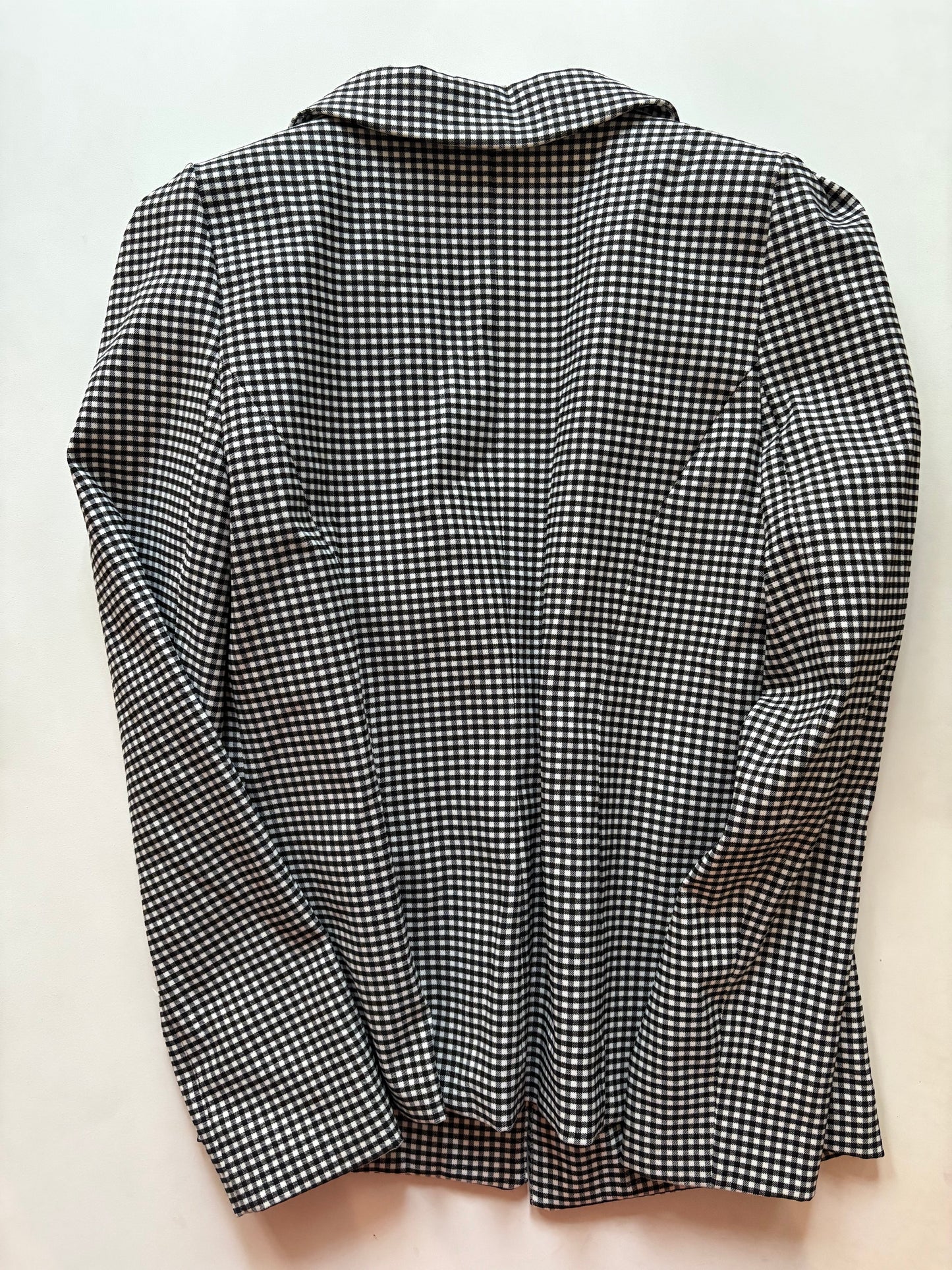 Blazer By Jules & Leopold In Checkered Pattern, Size: M