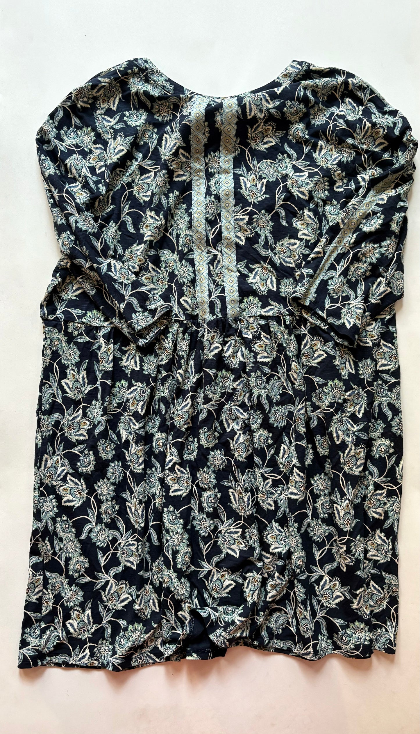 Dress Work By J. Jill In Floral Print, Size: L