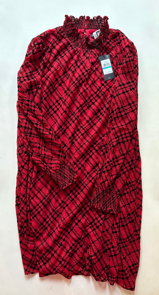 Dress Work By Tommy Hilfiger In Red, Size: L