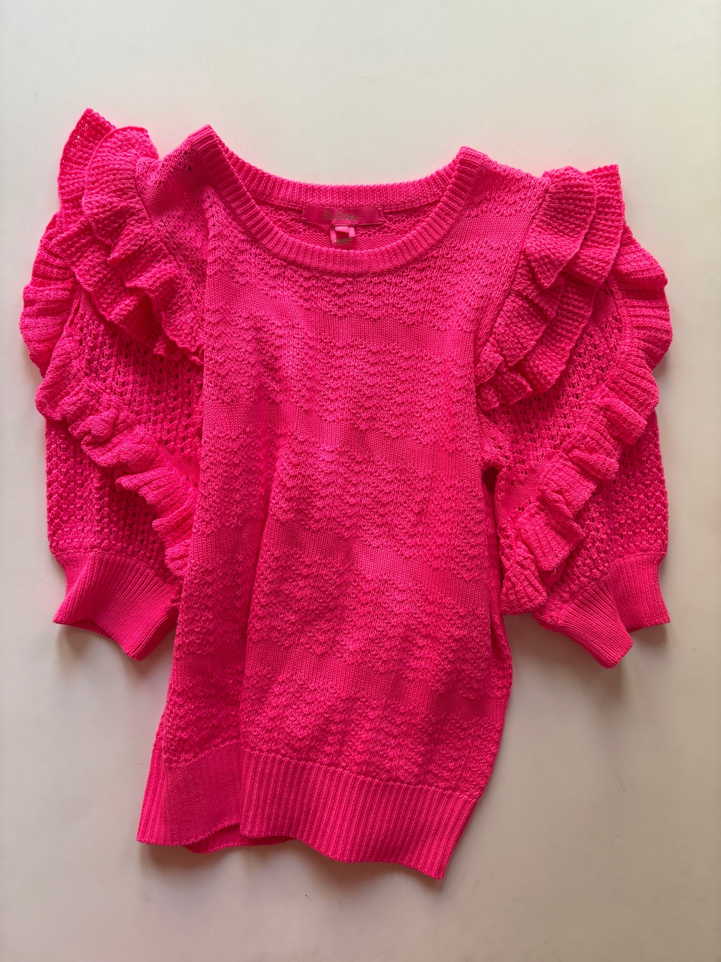 Sweater By Lilly Pulitzer In Pink, Size: Xl