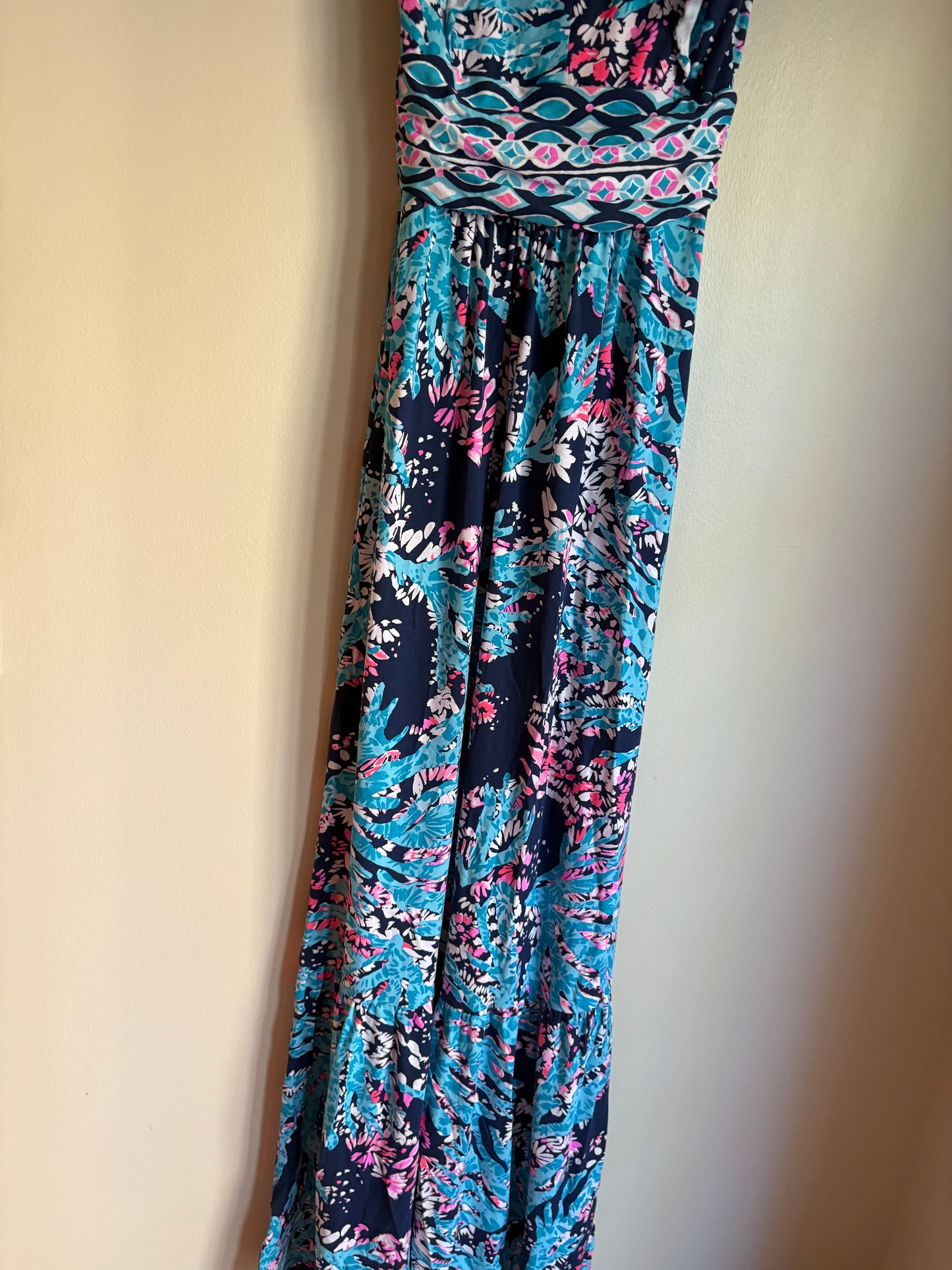 Dress Party Long By Lilly Pulitzer In Multi-colored, Size: Xs