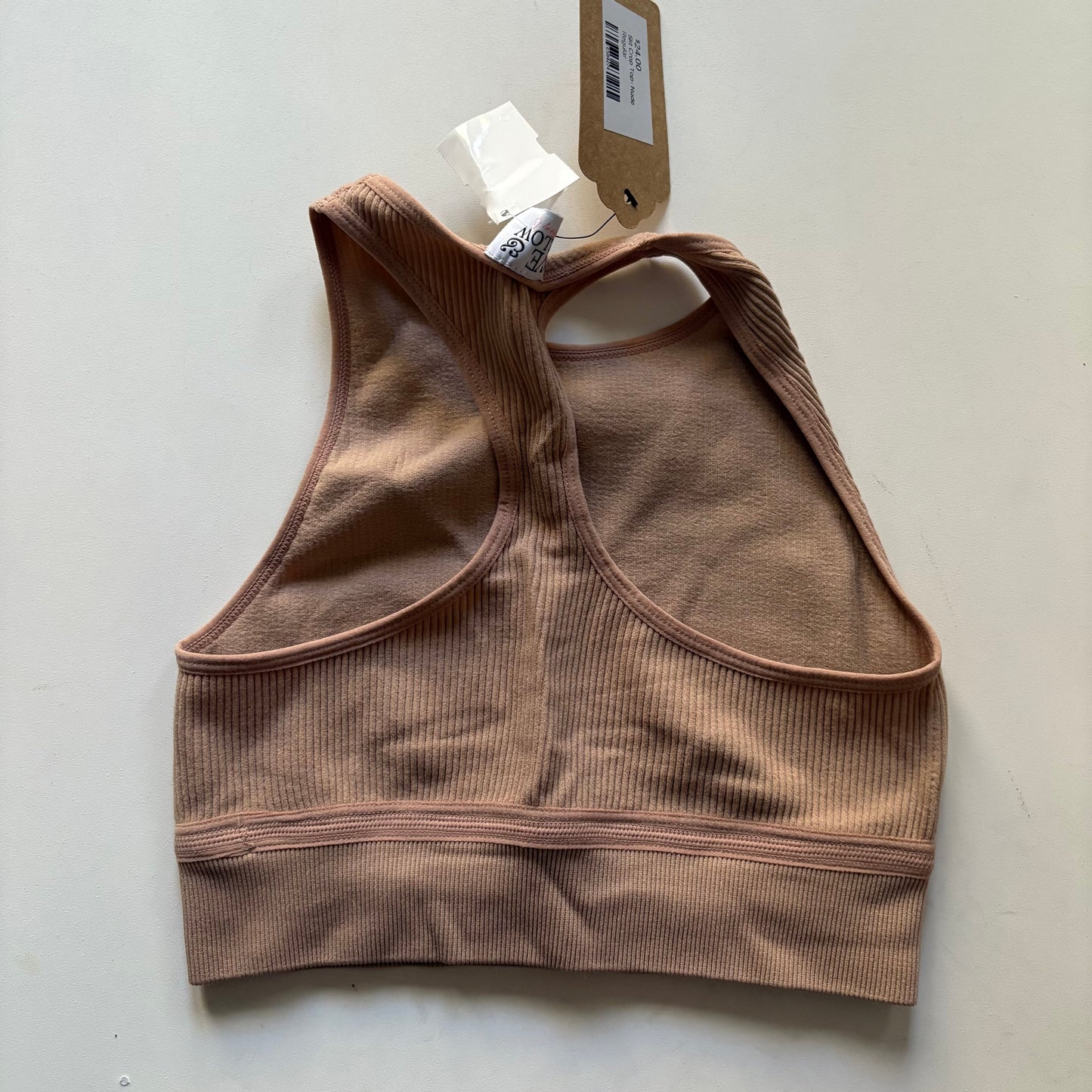 Athletic Bra By Cmc In Tan