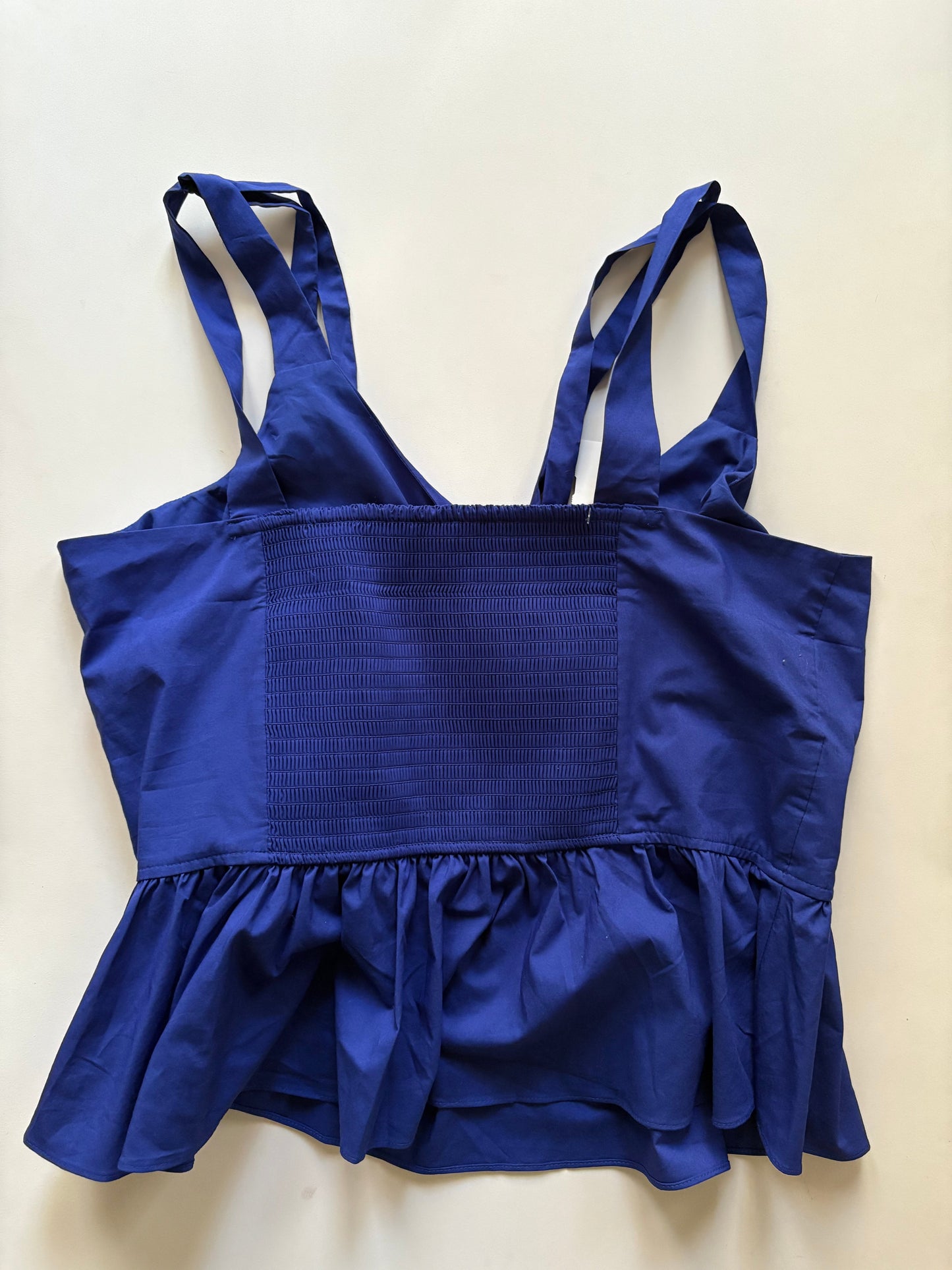 Top Sleeveless By Express In Blue, Size: Xl