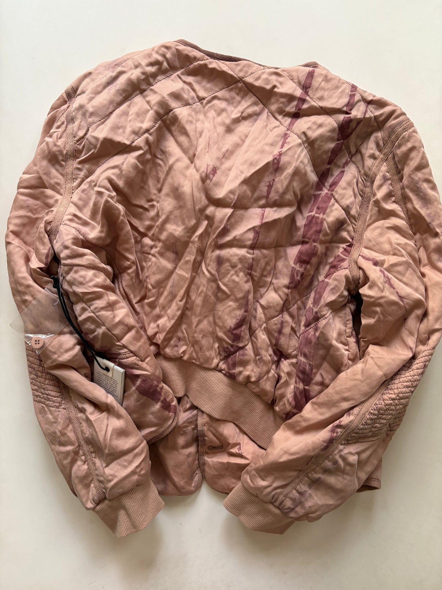 Jacket Moto By Marrakech In Tan, Size: M