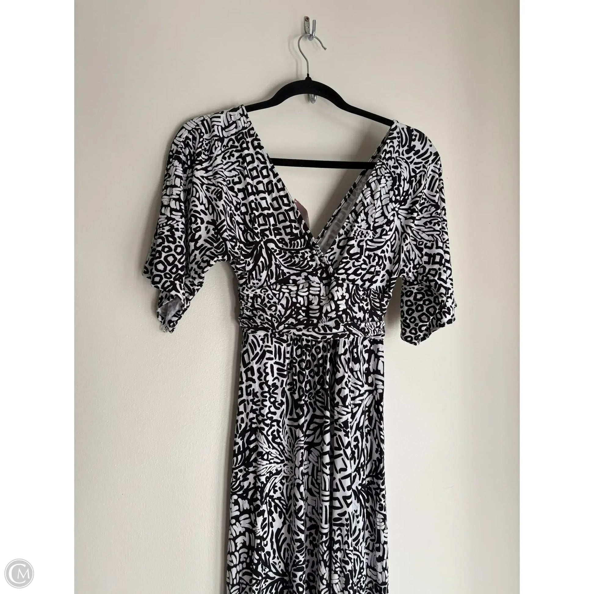lilly pulitzer black maxi dress Dress Casual Maxi By Lilly Pulitzer In Black & White, Size: Xxs