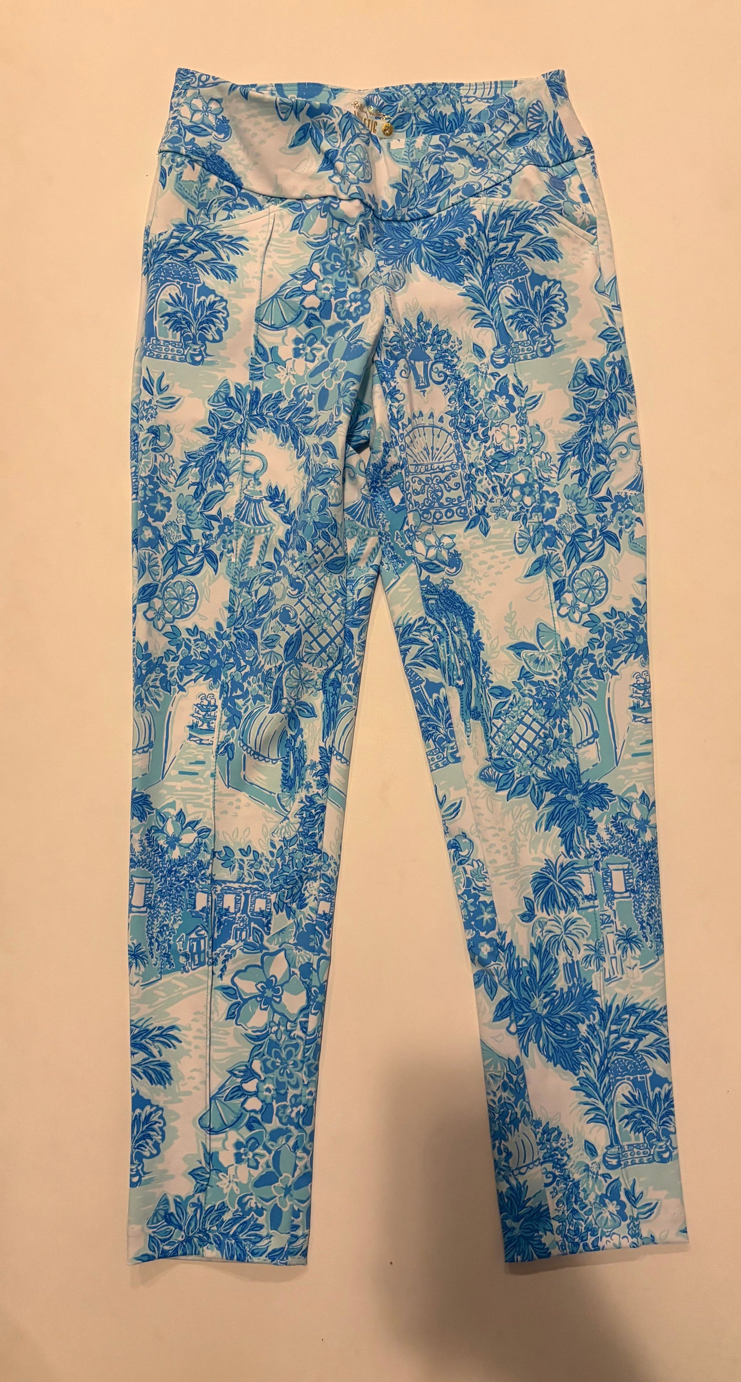 Athletic Pants By Lilly Pulitzer In Blue, Size: 2