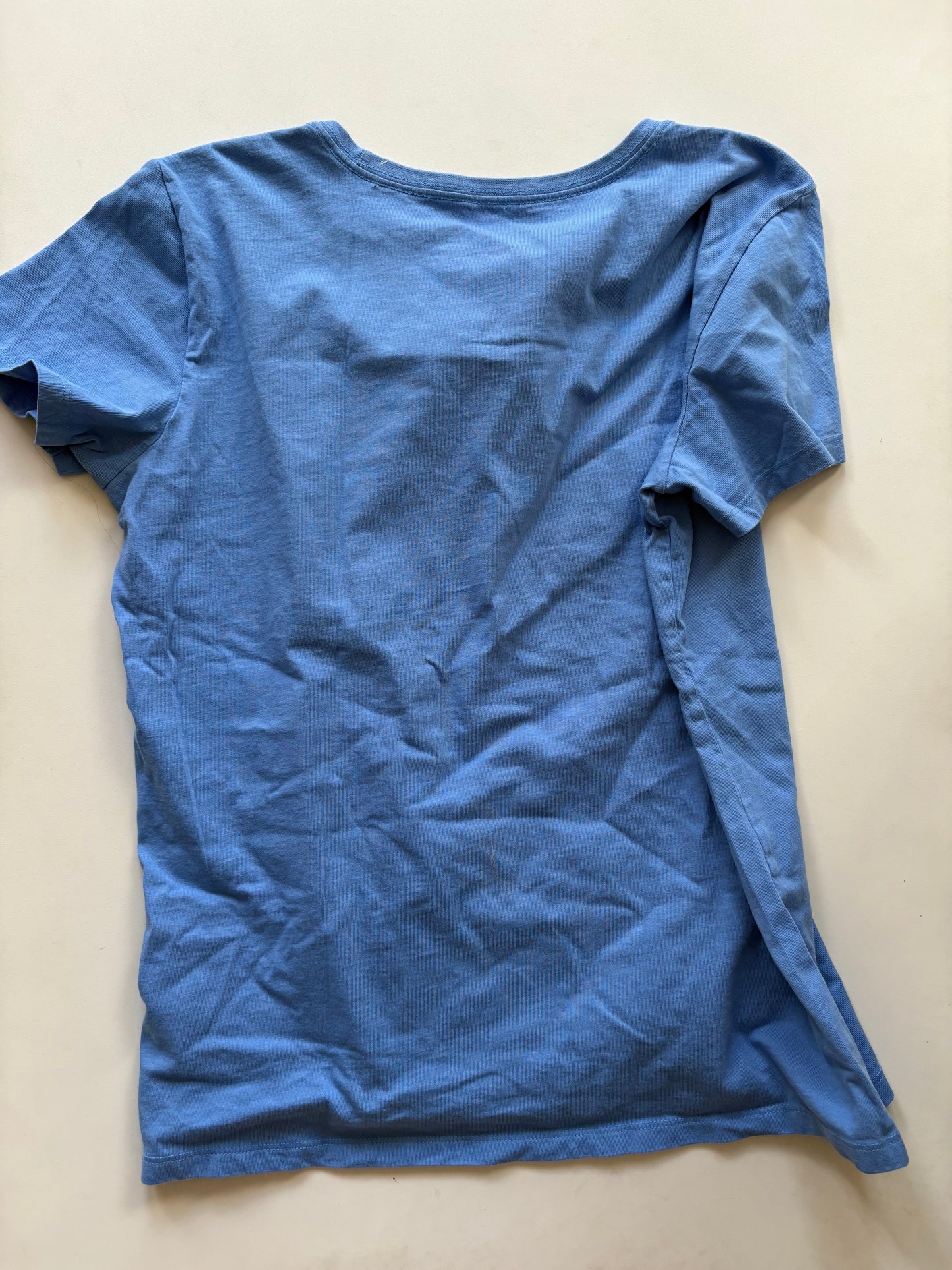 Top Short Sleeve By Life Is Good In Blue, Size: L