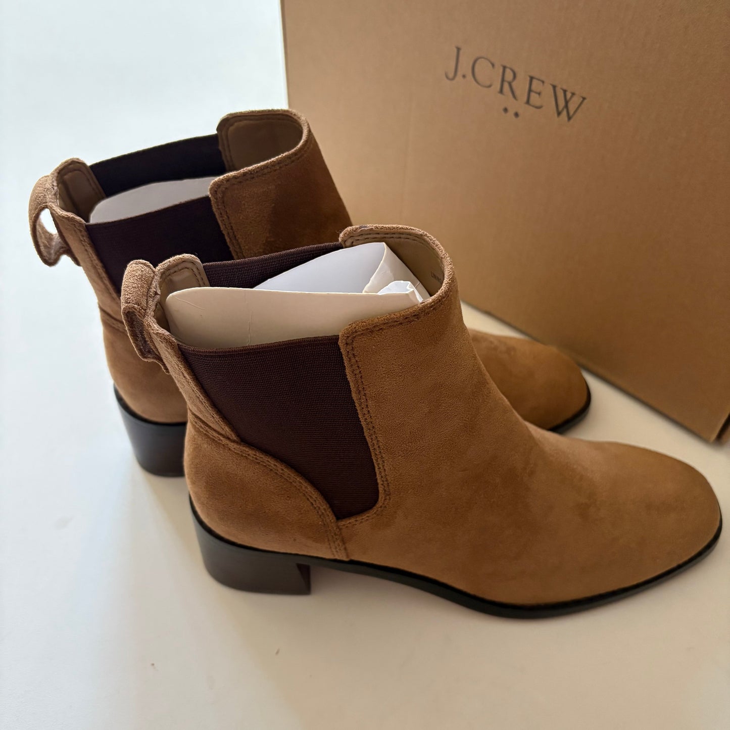 Boots Ankle Flats By J. Crew In Brown, Size: 7.5