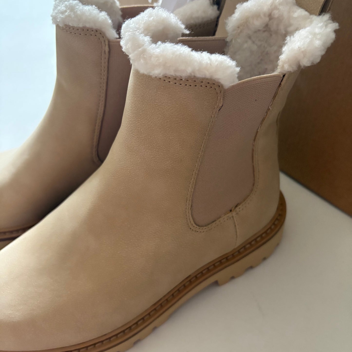 Boots Ankle Flats By J. Crew In Cream, Size: 6