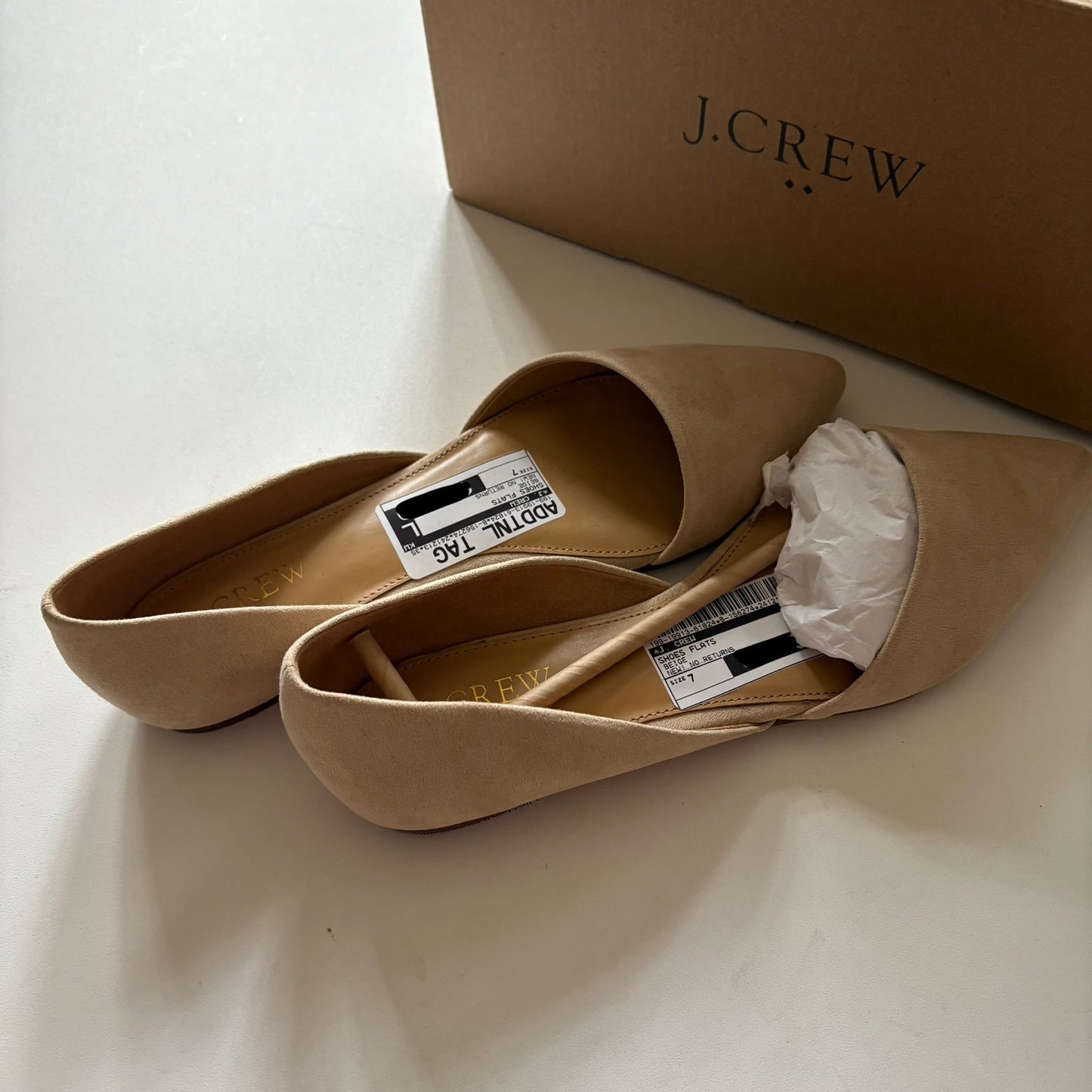 Shoes Flats By J. Crew In Beige, Size: 7