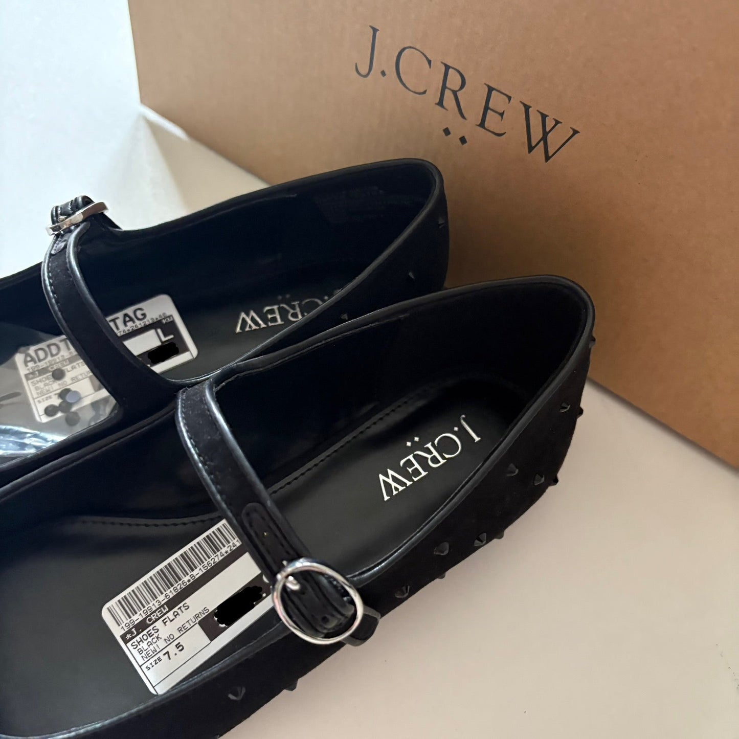 Shoes Flats By J. Crew In Black, Size: 7.5