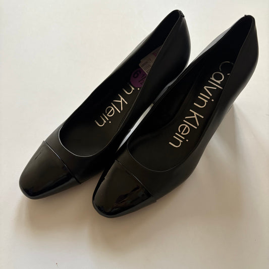 Shoes Heels Block By Calvin Klein In Black, Size: 6.5