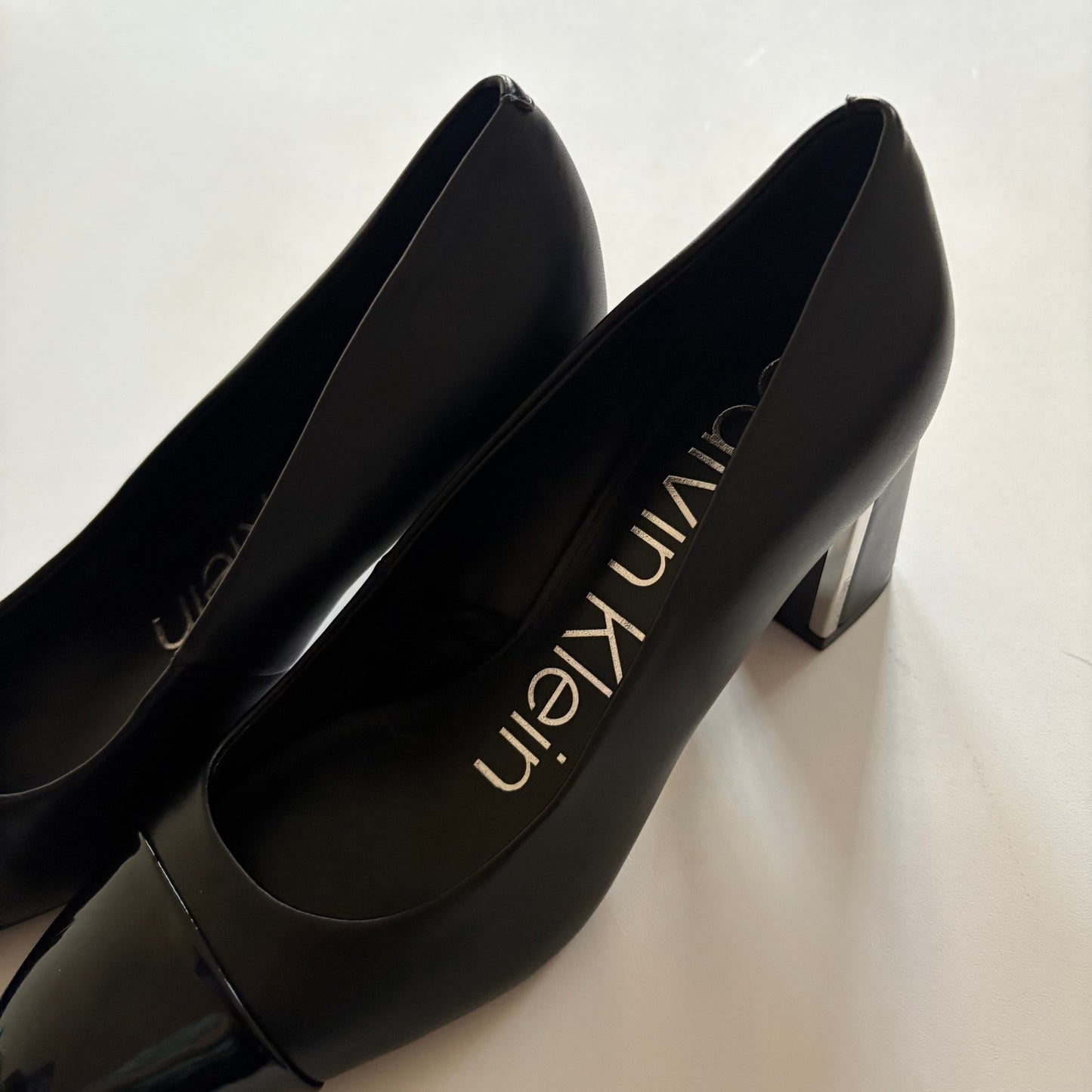 Shoes Heels Block By Calvin Klein In Black, Size: 6.5