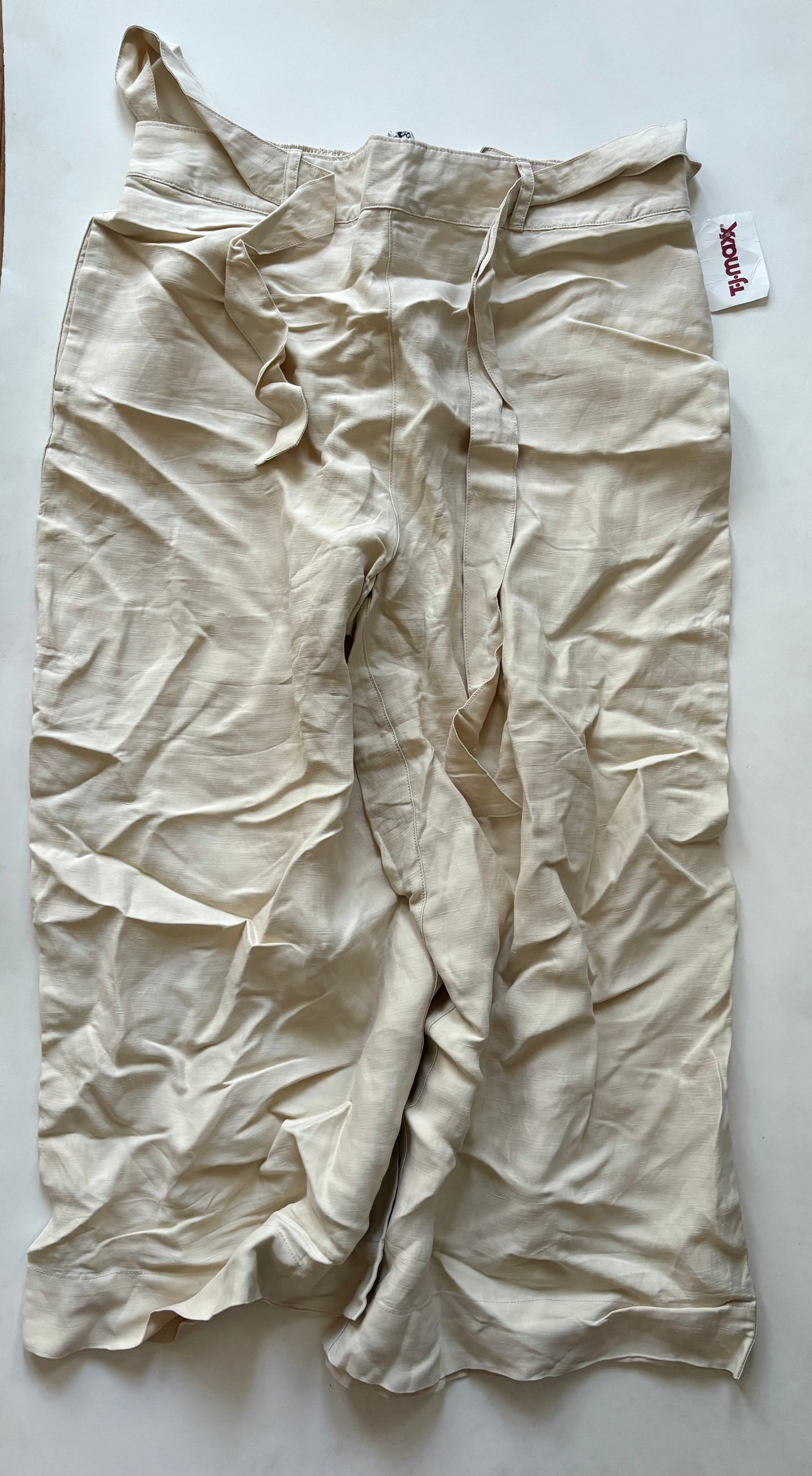 Pants Linen By Halston In Cream, Size: 16