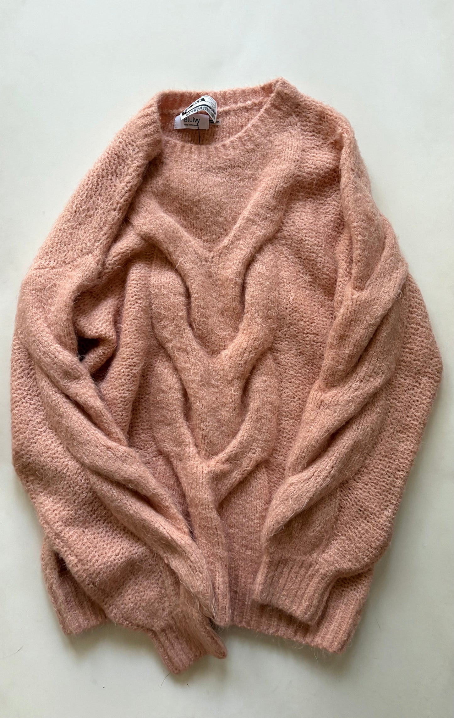 Sweater By Bluivy In Peach, Size: M