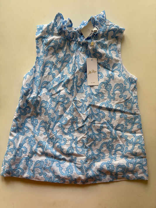 Top Sleeveless By Lilly Pulitzer In Blue, Size: Xs