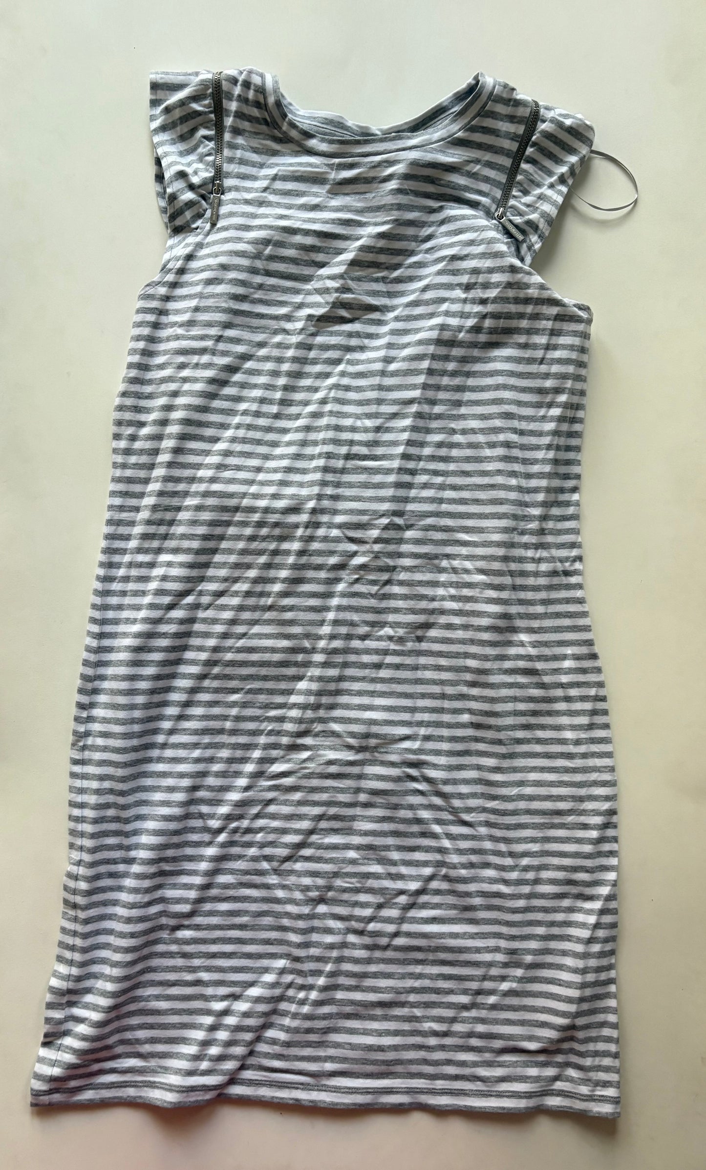 Dress Casual Midi By Michael Kors In Striped Pattern, Size: S