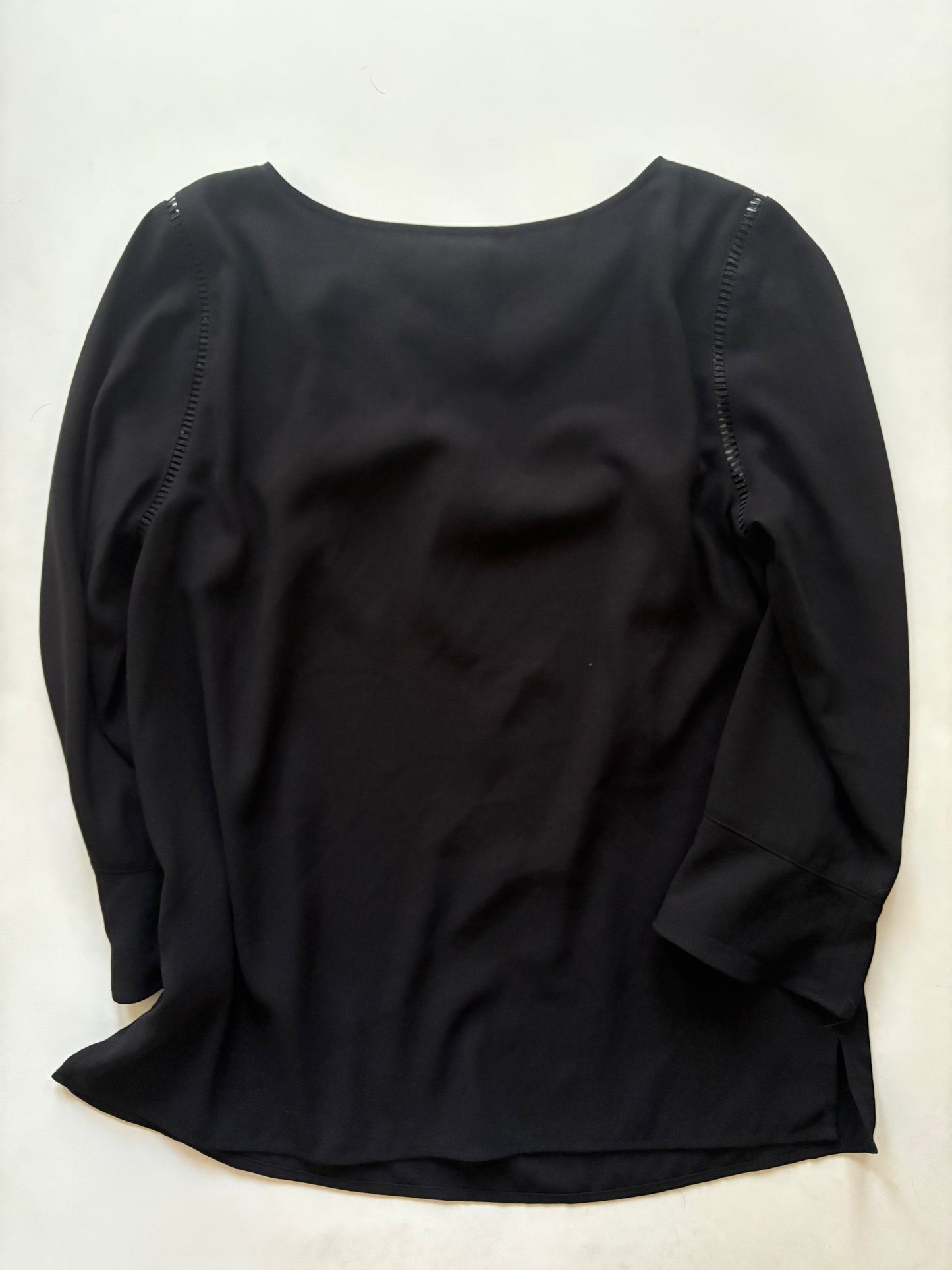 Blouse Long Sleeve By Talbots In Black, Size: S