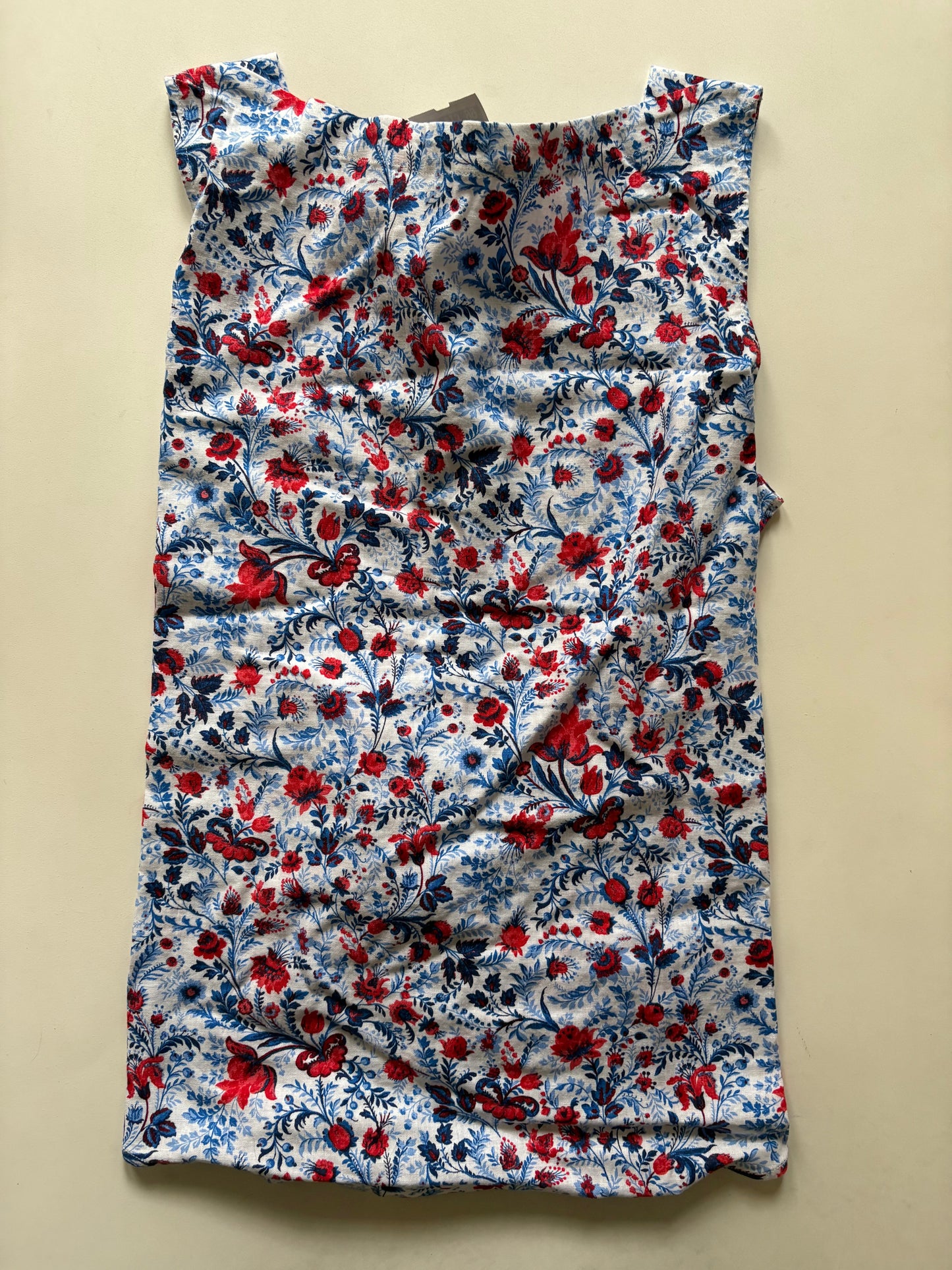 Top Sleeveless By Ann Taylor In Floral Print, Size: L