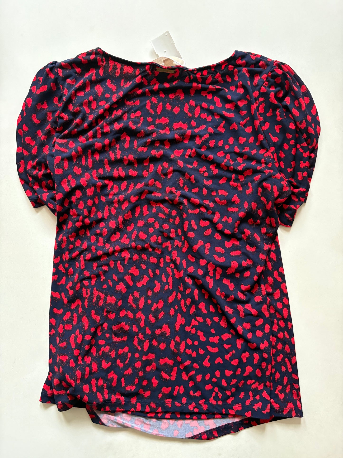 Top Short Sleeve By Michael Kors In Red, Size: L