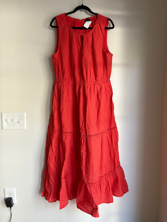 Dress Casual Maxi By Jessica Simpson In Orange, Size: 3x