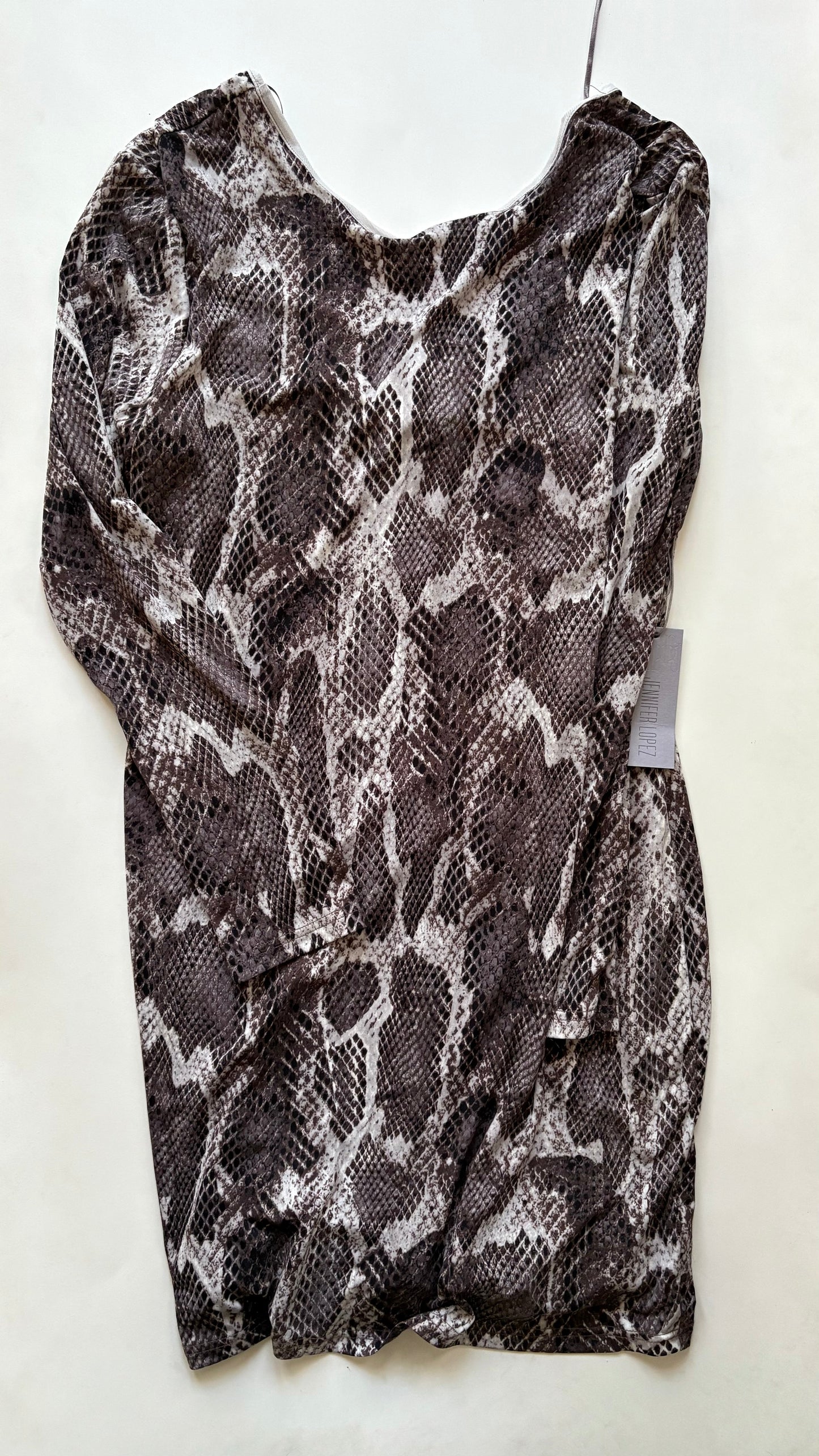 Dress Party Midi By Jennifer Lopez In Animal Print, Size: Xl