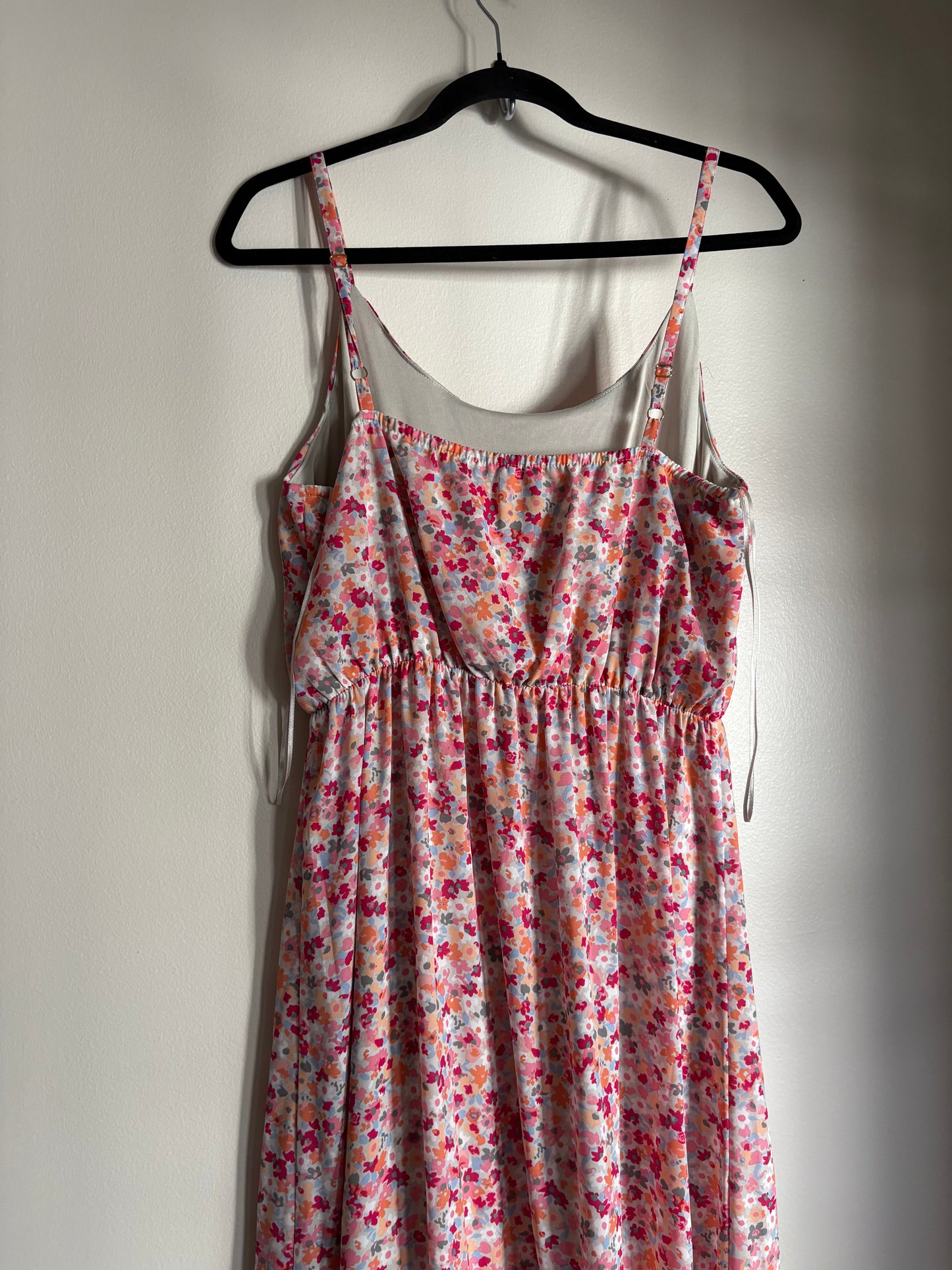 Dress Casual Maxi By Elle In Floral Print, Size: L