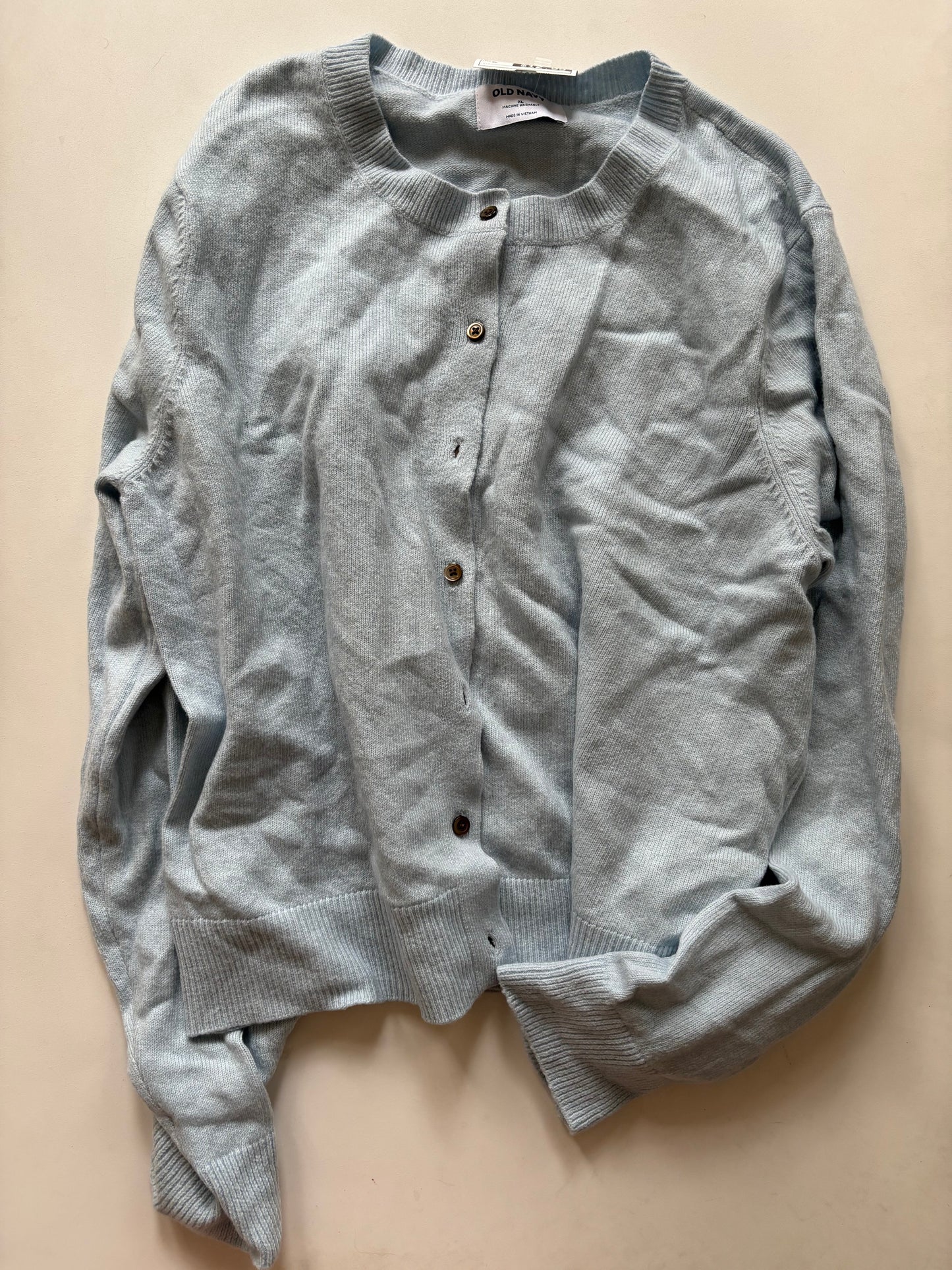 Sweater Cardigan By Old Navy In Blue, Size: Xl