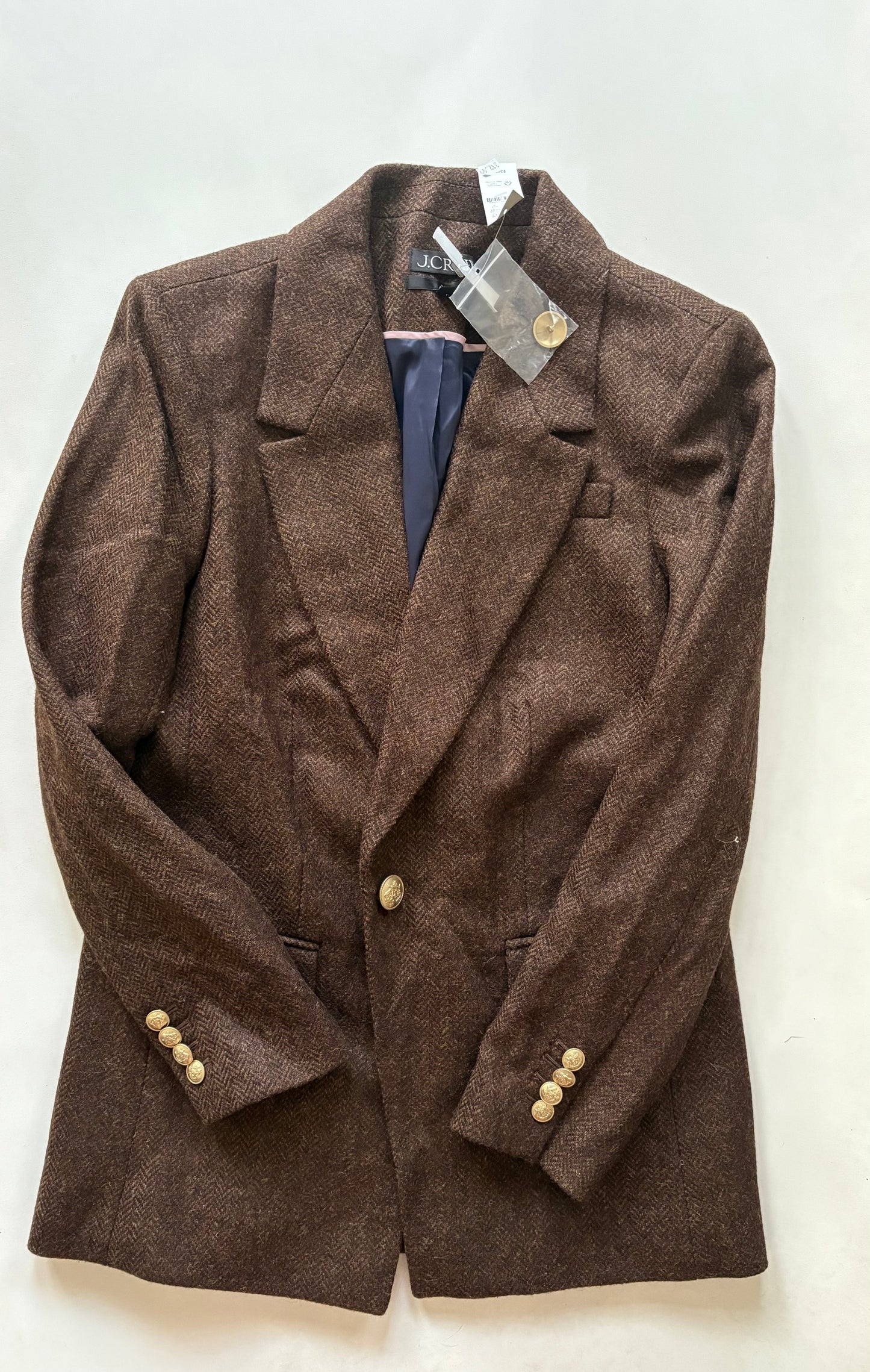 Blazer By J. Crew In Brown, Size: Xs