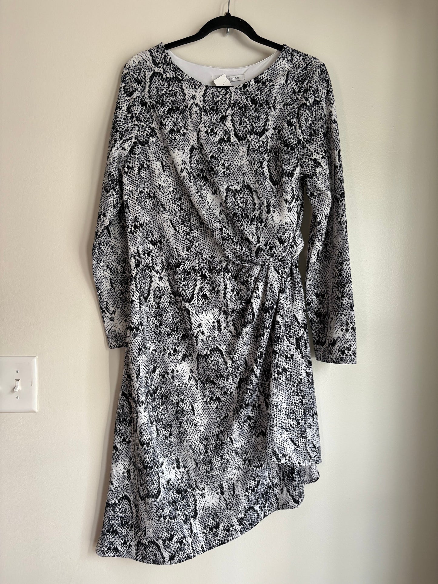 Dress Work By Julia Jordan In Animal Print, Size: L