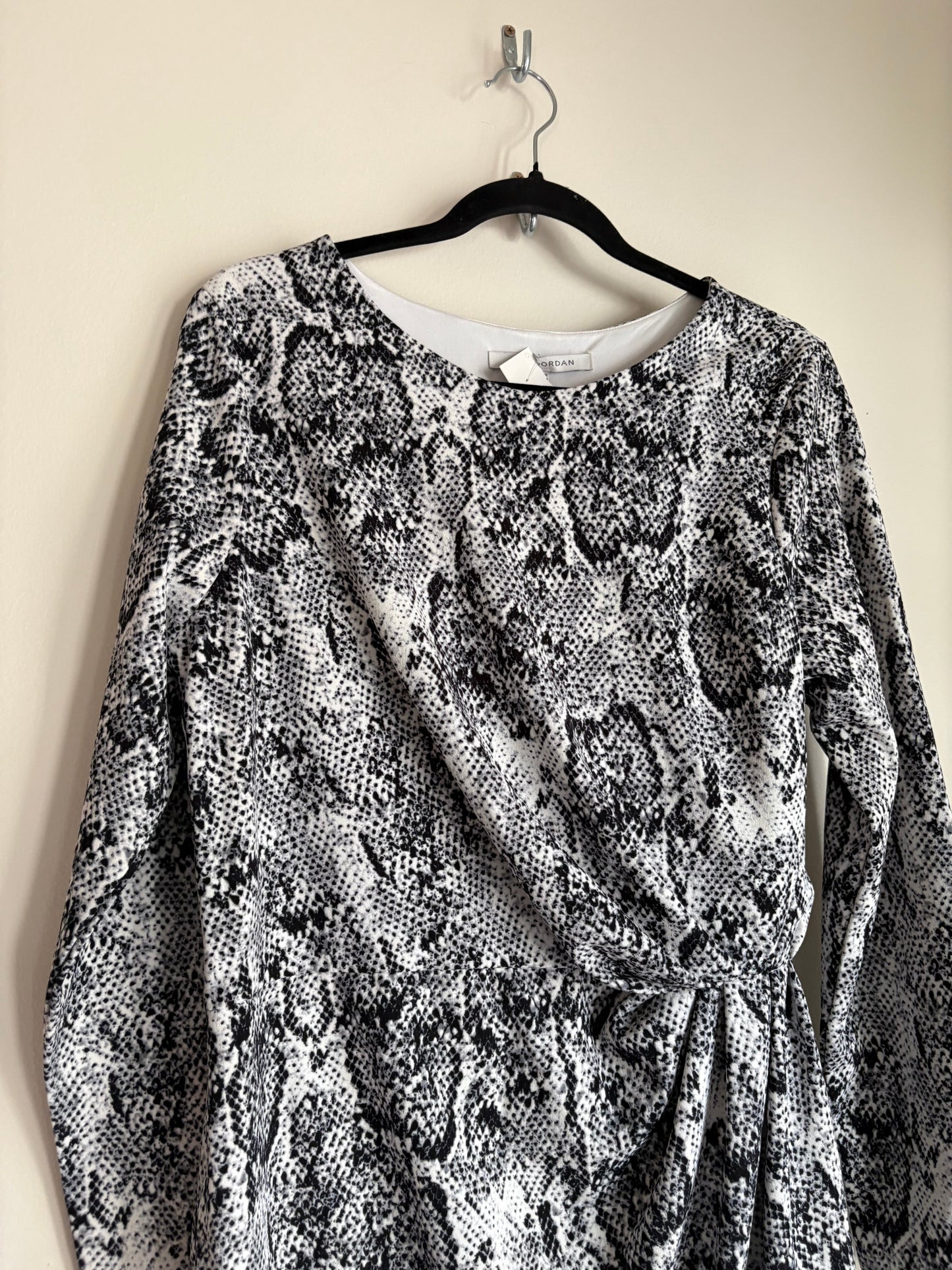 Dress Work By Julia Jordan In Animal Print, Size: L