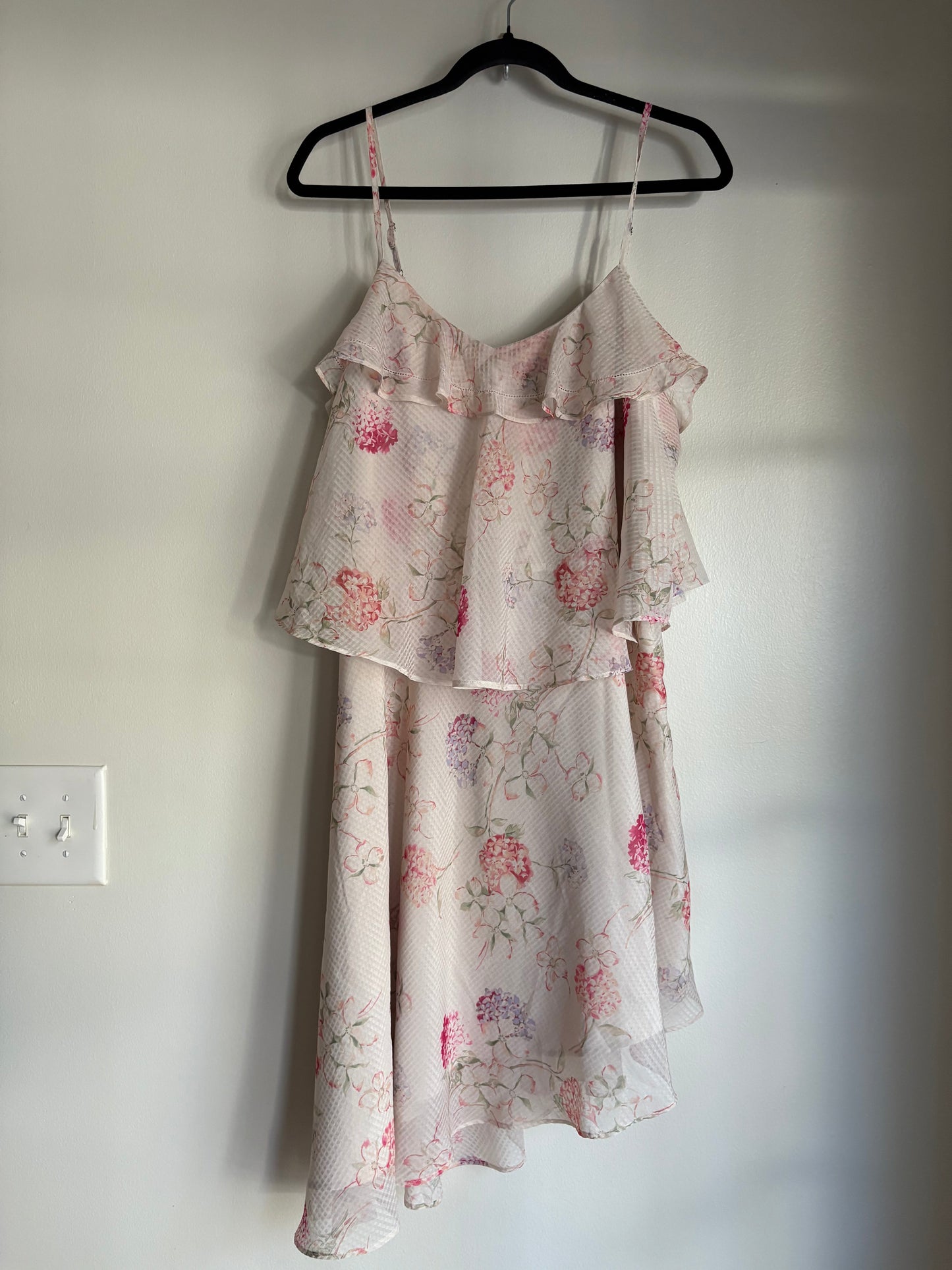 Dress Casual Midi By A New Day In Floral Print, Size: Xl