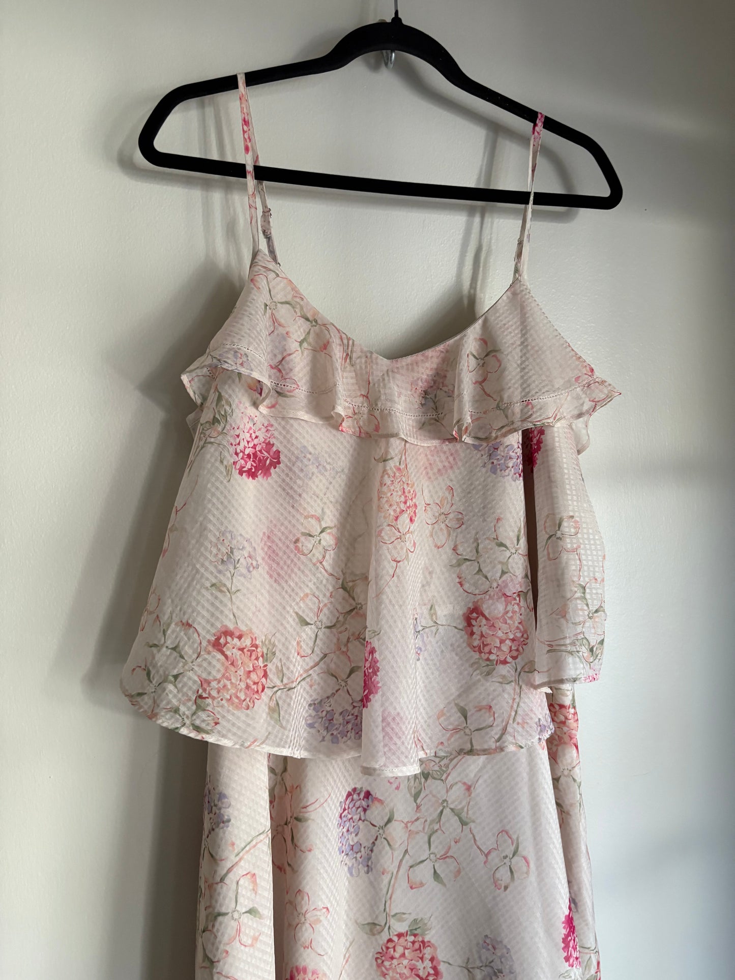 Dress Casual Midi By A New Day In Floral Print, Size: Xl