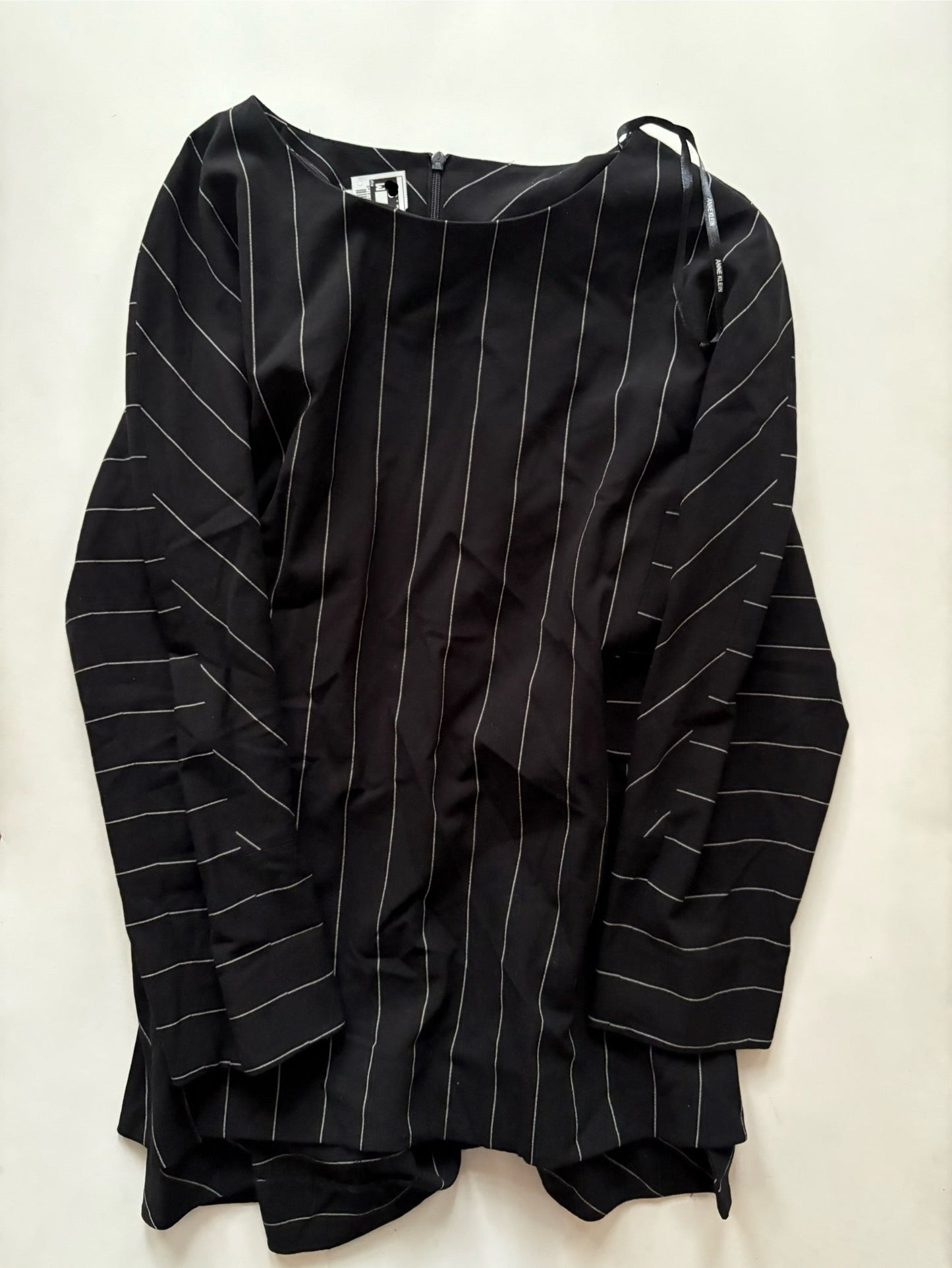 Top Long Sleeve By Anne Klein In Striped Pattern, Size: L