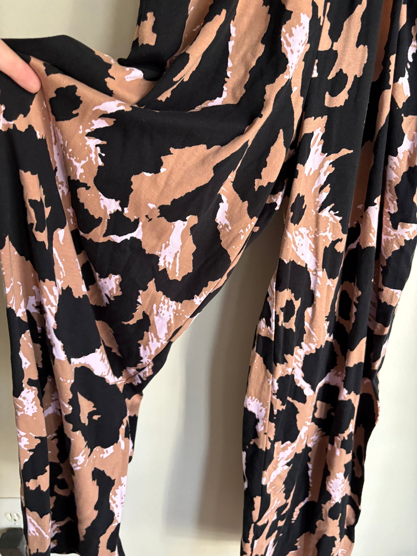 Jumpsuit Designer By Diane Von Furstenberg In Animal Print, Size: M