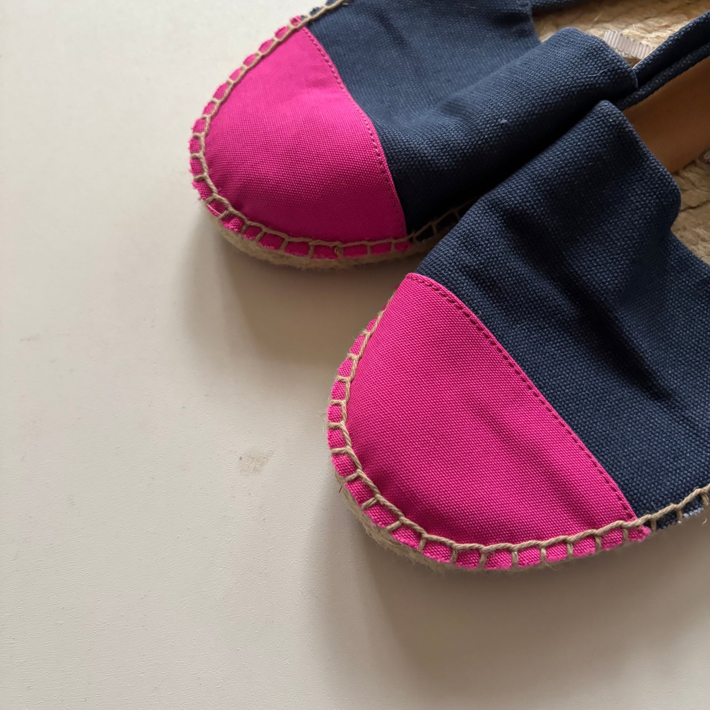 Shoes Flats By J. Crew In Blue & Pink, Size: 7