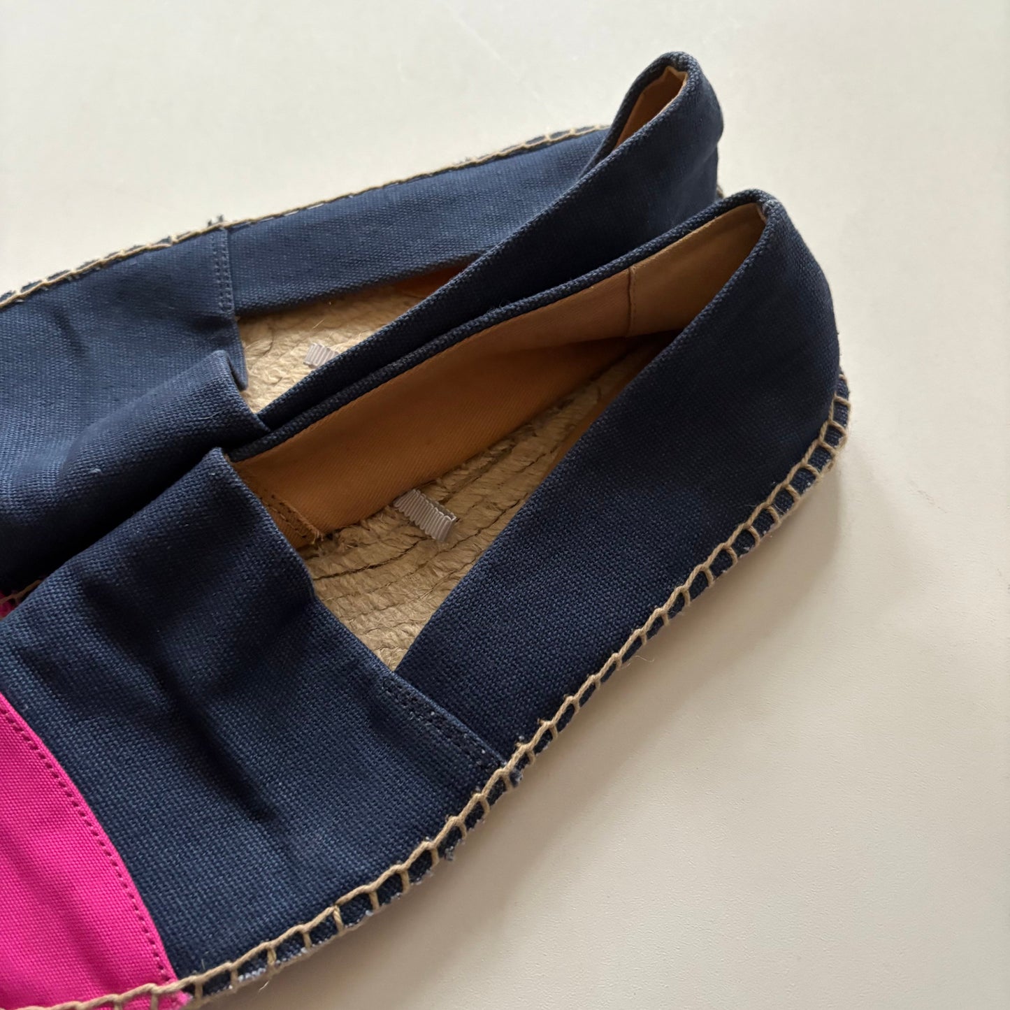 Shoes Flats By J. Crew In Blue & Pink, Size: 7