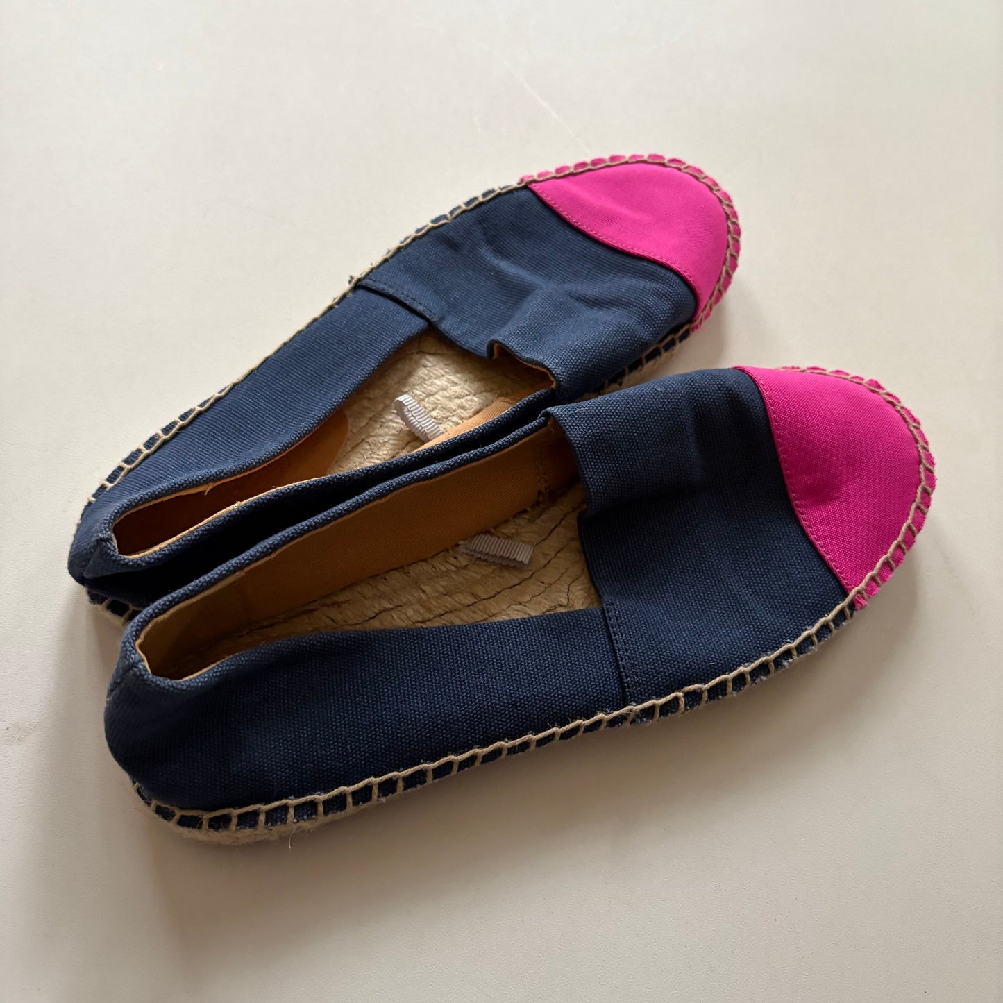 Shoes Flats By J. Crew In Blue & Pink, Size: 7