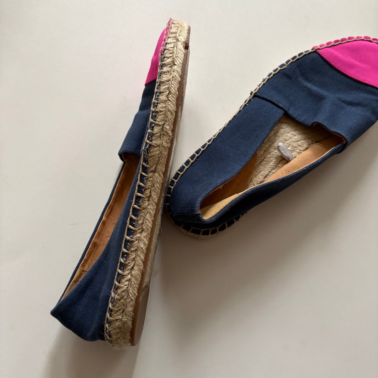 Shoes Flats By J. Crew In Blue & Pink, Size: 7