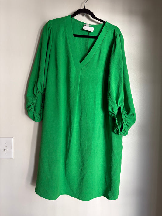 Dress Work By Cato In Green, Size: 1x