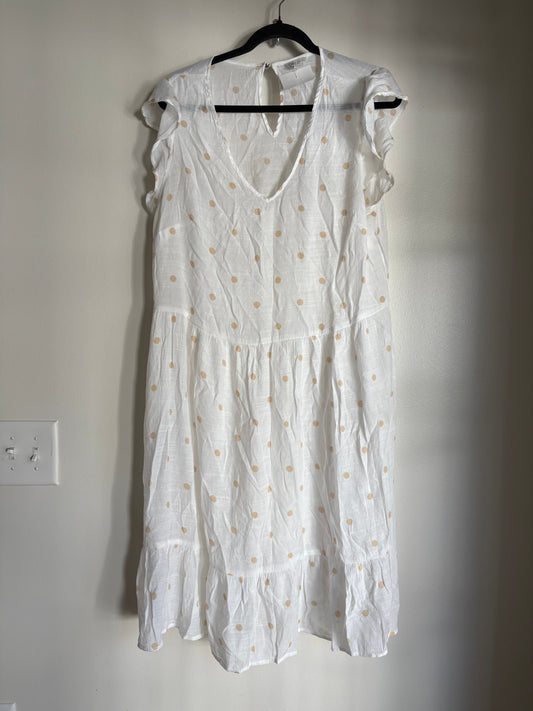 Dress Work By Cato In White, Size: 1x