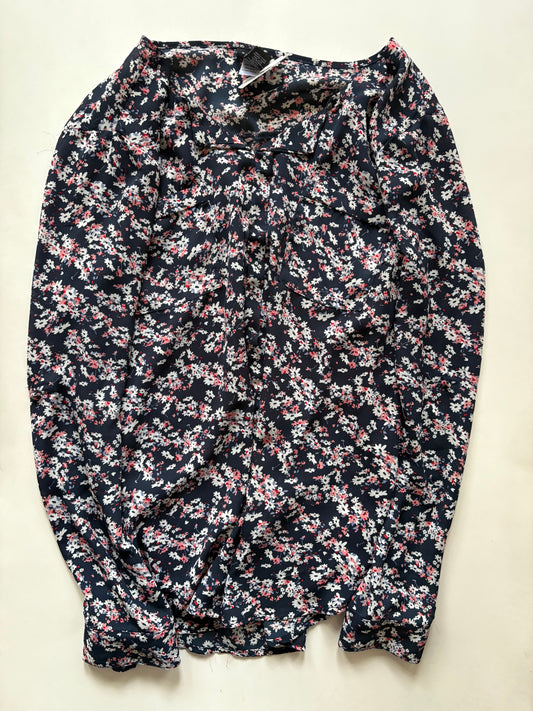 Blouse Long Sleeve By Torrid In Floral Print, Size: 2x