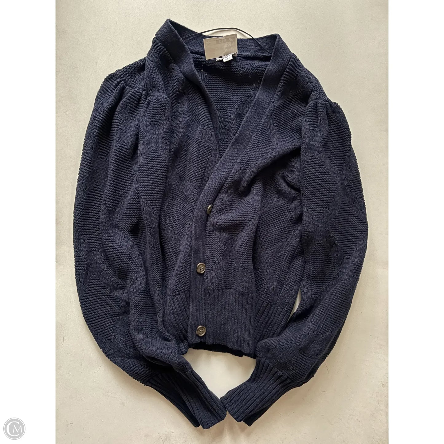 Sweater Cardigan By Crown And Ivy In Blue, Size: L