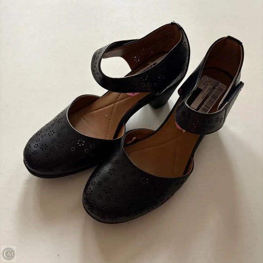 Shoes Heels Block By Easy Spirit In Black, Size: 5.5