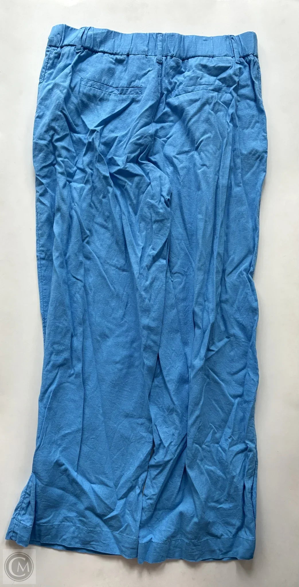 Pants Linen By A New Day In Blue, Size: 12