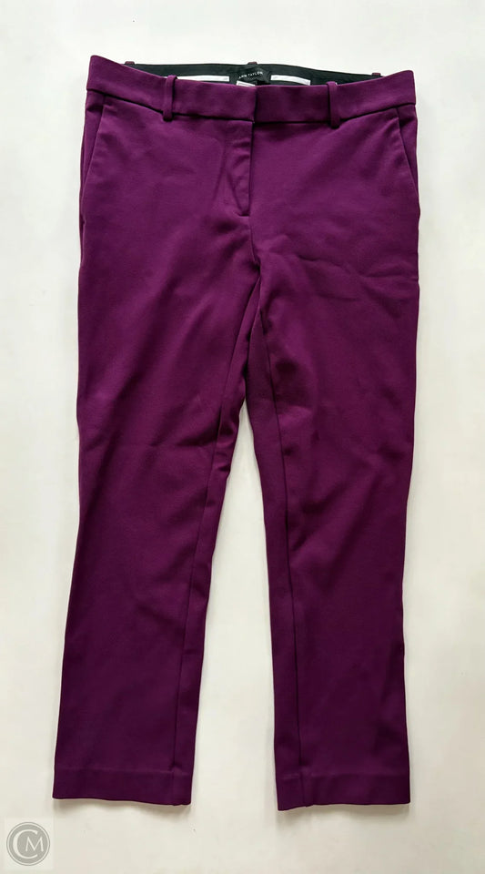 Pants Dress By Ann Taylor In Purple, Size: 4