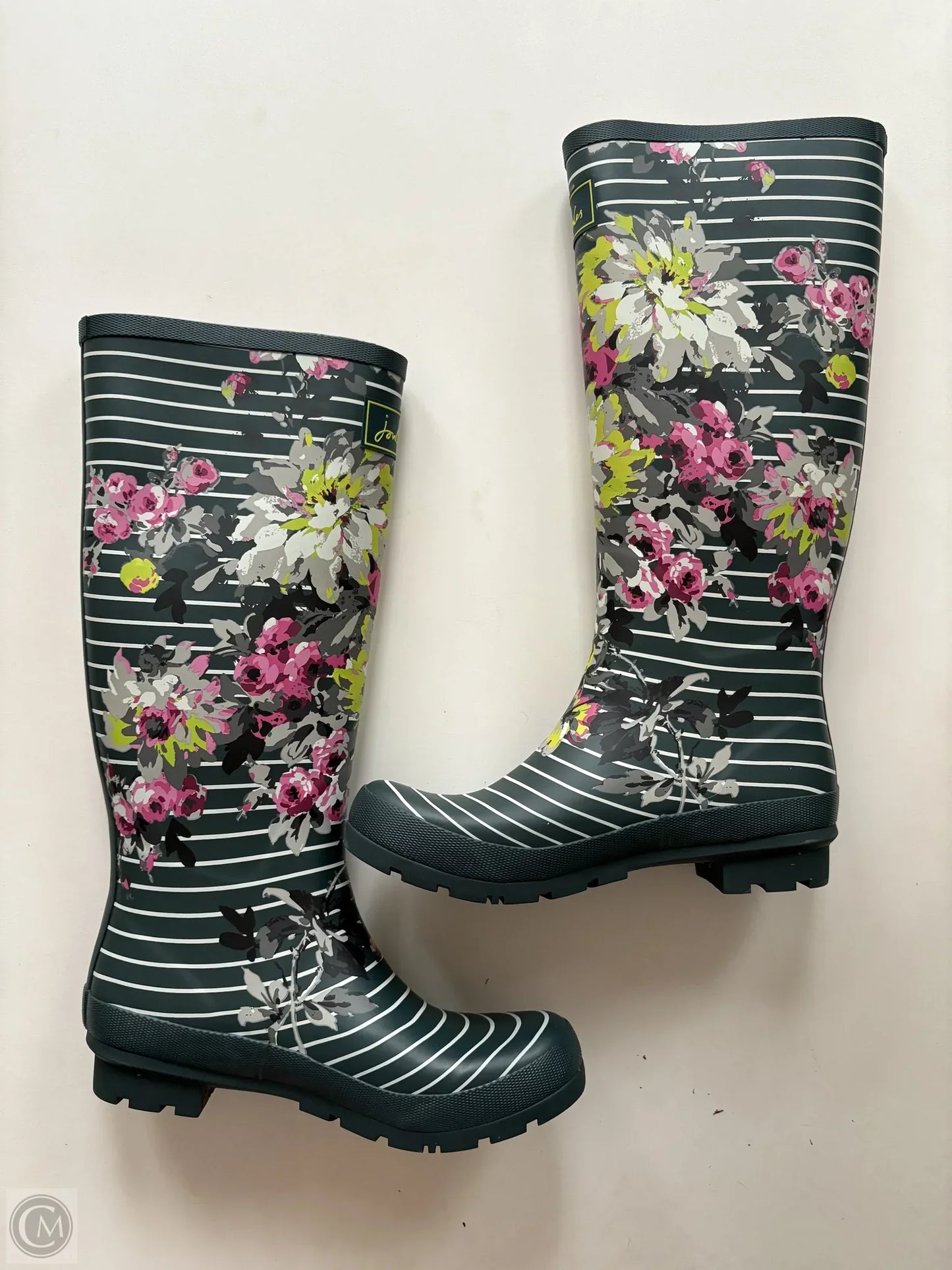 Boots Rain By Joules In Floral Print, Size: 9