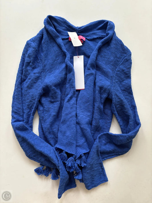 Sweater Cardigan Designer By Lilly Pulitzer In Blue, Size: S